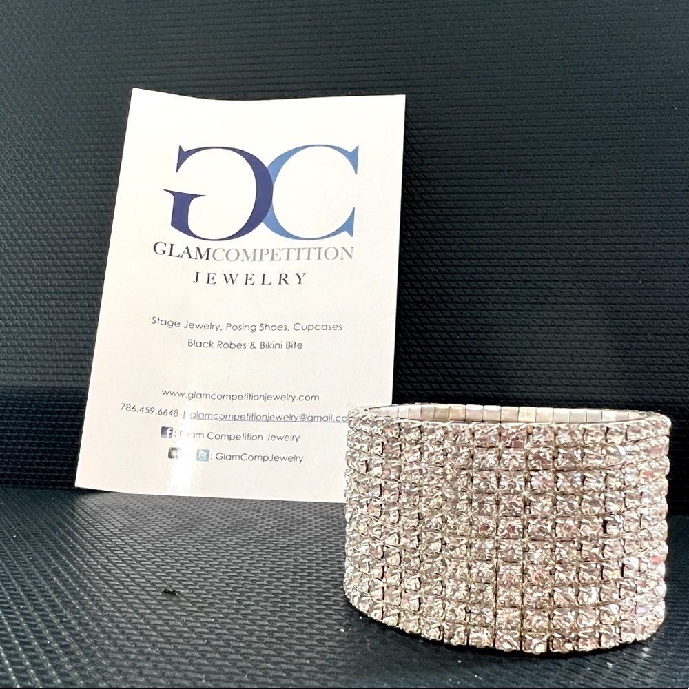 Glam Competition Jewelry Stacked Bracelet